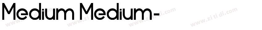 Medium Medium字体转换